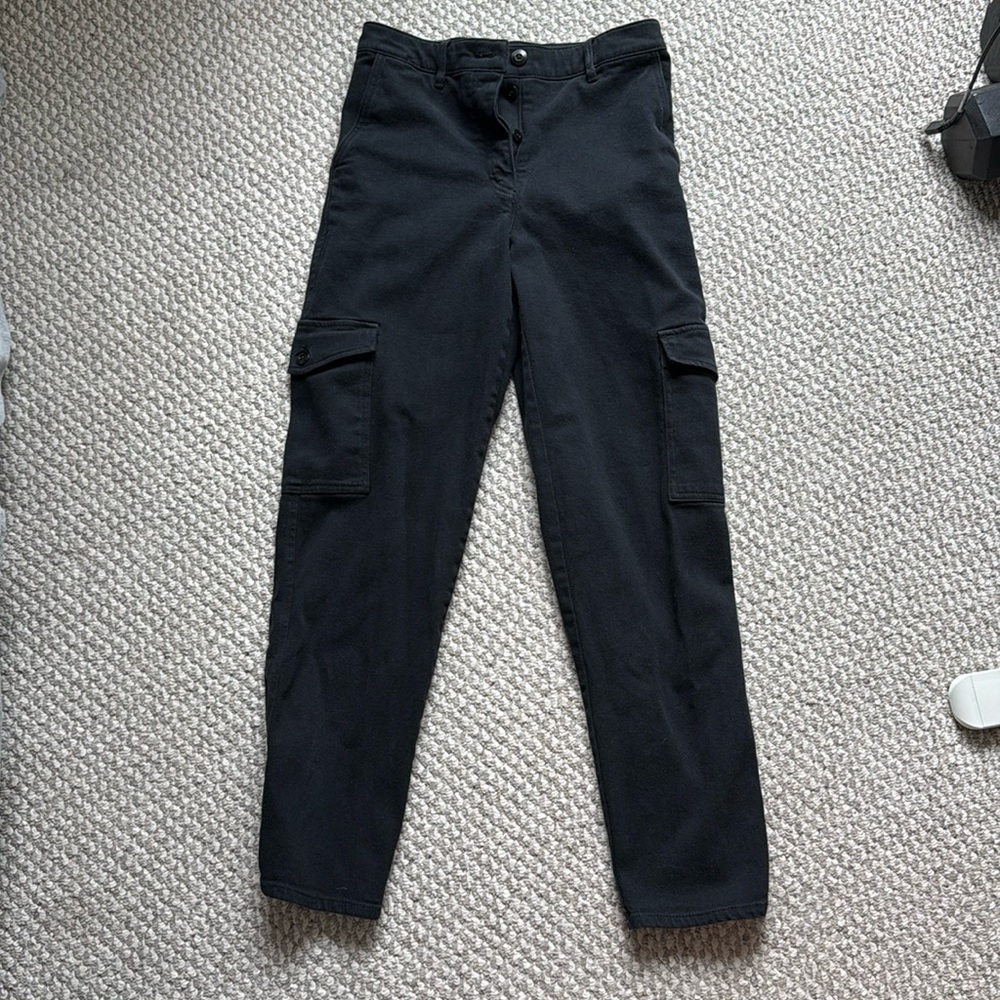 Aritzia Wilfred Free Modern Cargo Pant Black 6